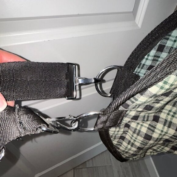 EUC Plaid Eng Saddle & Bridle Padded/Lined Carry Storage Cover Bag Baker-like - Picture 8 of 11